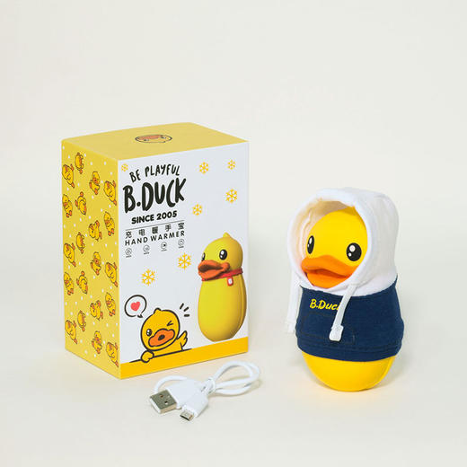 B.Duck小黄鸭联名款充电暖手宝二合一6000毫安[福利品] 商品图11