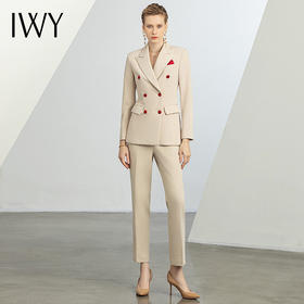 IWY米白套装晚上发