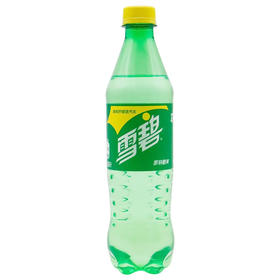 雪碧清爽柠檬味汽水【500ml】可口可乐