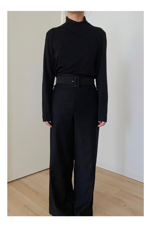 LCM｜Brave Knight Pants [羊毛阔腿裤 黑 ] 商品图5