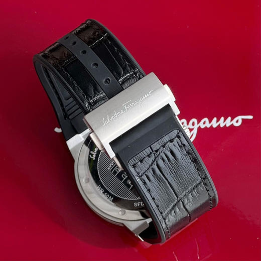 菲拉格慕F-80 Slim系列男表-鳄鱼纹黑色 商品图6