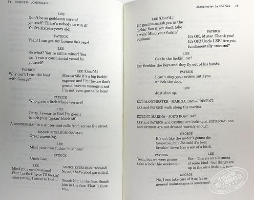 预售 【中商原版】Manchester by the Sea: A Screenplay 进口艺术 海边的曼彻斯特：剧本 商品图6
