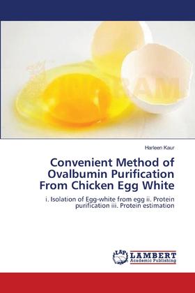 【预售 按需印刷】Convenient  Method of Ovalbumin Purification From Chicken Egg White