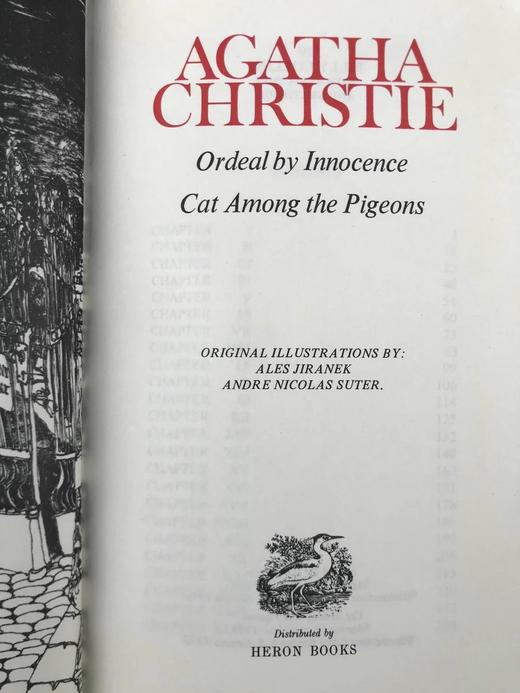 阿加莎·克里斯蒂《奉命谋杀/鸽群中的猫》 约6幅插图 复古仿皮精装32开 商品图3