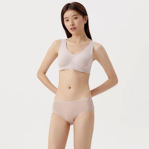 Threegun三枪 【婴儿棉】女士三角内裤（1条装）-40878B011 商品图6