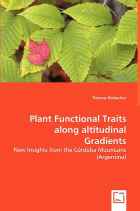 【预售 按需印刷】Plant Functional Traits along altitudinal Gradients