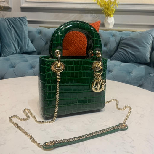 鳄鱼纹戴妃-祖母绿 商品图1