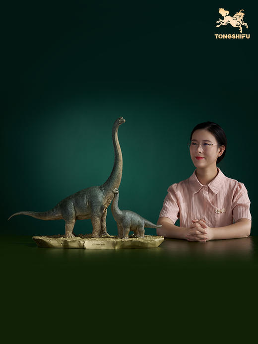 铜师傅 全铜摆件《侏罗纪世界3》之腕龙铜工艺品饰品礼品桌面摆件 商品图4