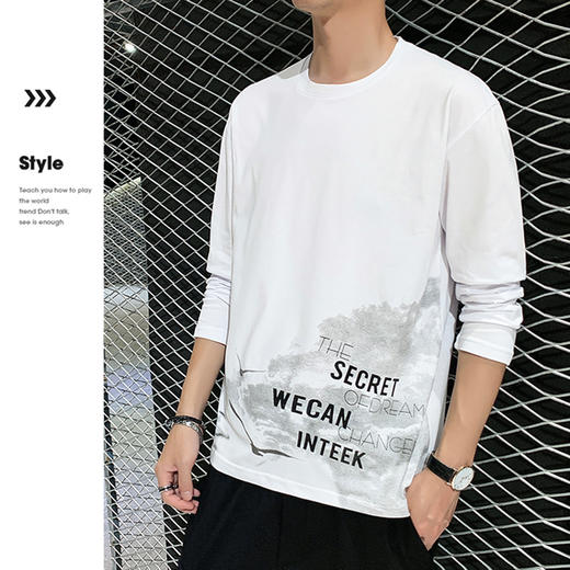 裁缝学苑MX10纯棉长袖t恤纸样男士新款上衣服装小衫打板衣服样板 商品图3