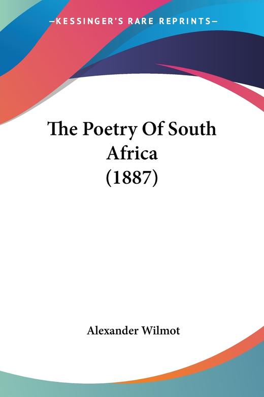 【预售 按需印刷】The Poetry Of South Africa (1887) 商品图0