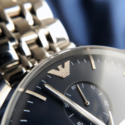 阿玛尼AR1648银色钢带石英表 商品图8