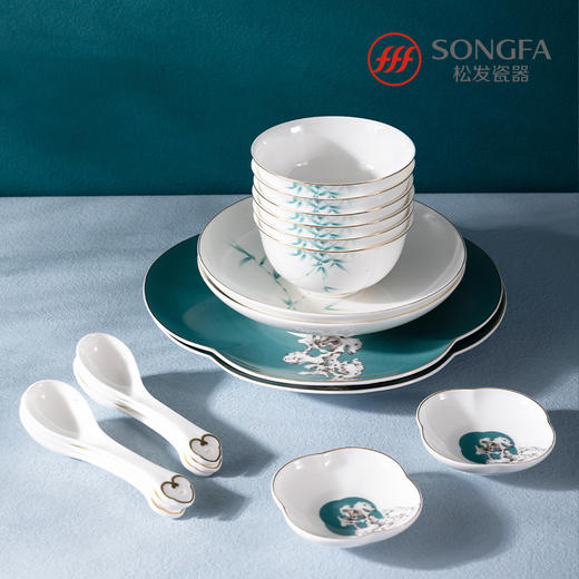 18头玉竹清韵餐具套装 商品图3