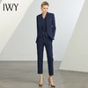 IWY/藏青色正装女职场套装夏季工作服气质干练西装套装女总裁马甲三件套裤CPM1486 商品缩略图0