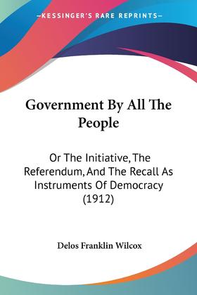 【预售 按需印刷】Government By All The People