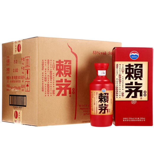 2019年日期 茅台 赖茅 端曲 酱香型白酒 53度 500ml*6瓶 整箱装 商品图1