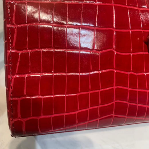 鳄鱼纹戴妃-樱桃红 商品图6