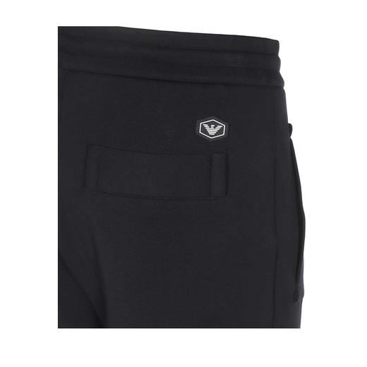 【一】EMPORIO ARMANI 阿玛尼 男士棉质徽标贴花抽绳休闲运动裤 深蓝色 8N1P92 1JHSZ 0920 商品图2