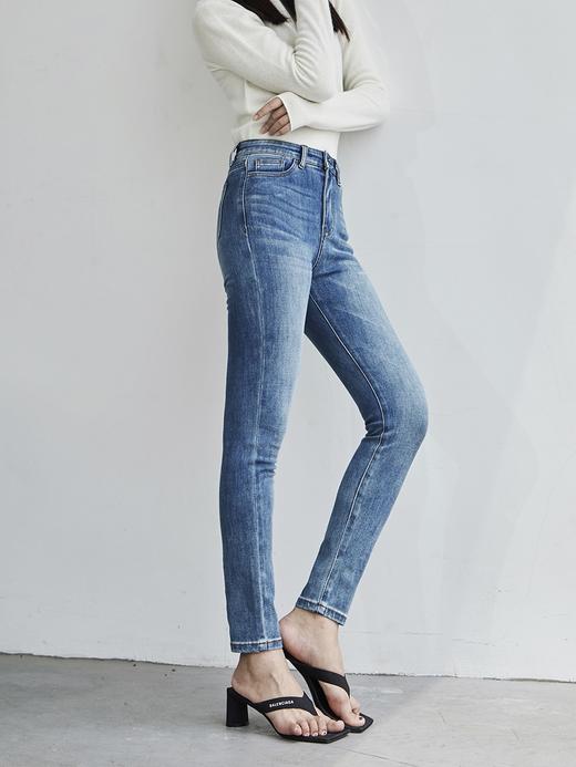 不退不换！不退不换！SUPER BLACK镇店口碑 经典百搭四面弹基础小脚牛仔裤 商品图2