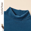 littletime女童打底衫秋冬款半高领百搭2021新款儿童加厚保暖T恤 商品缩略图3