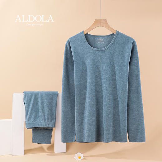 雅黛丽保暖内衣男秋衣秋裤套装线衣线裤套男青少年秋冬季加绒打底 商品图4