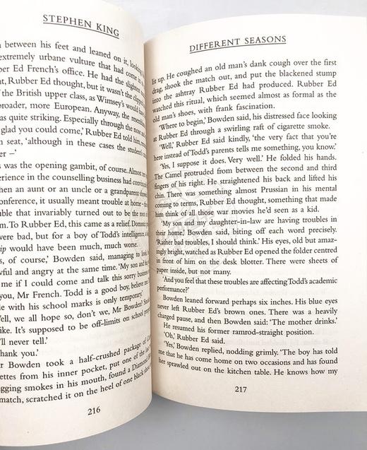 四季奇谭 英文版 Different Seasons 肖申克的救赎英文原版电影原著小说 斯蒂芬金Stephen King 进口原版英语书籍四季奇谭英文原版 商品图2