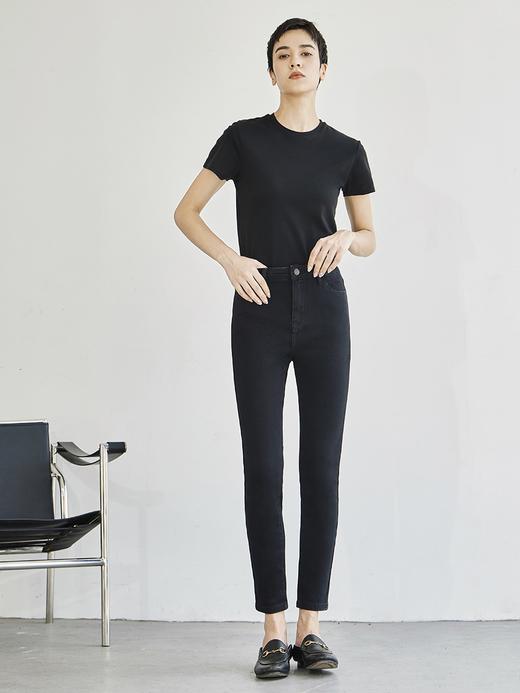 不退不换！不退不换！SUPER BLACK镇店口碑 经典百搭四面弹基础小脚牛仔裤 商品图1