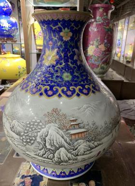 扒花雪景踏雪会友玉壶春