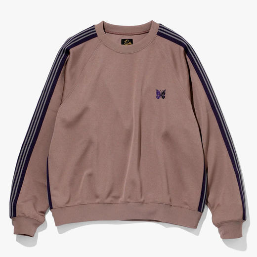 Needles Track Crew Neck Shirt 蝴蝶刺绣复古圆领套头运动卫衣 商品图0