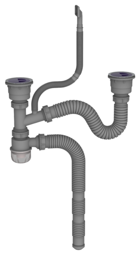 WXS13-01/双槽下水器套装