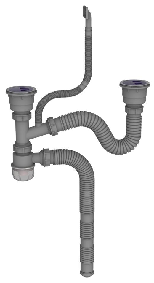 WXS13-01/双槽下水器套装 商品图0
