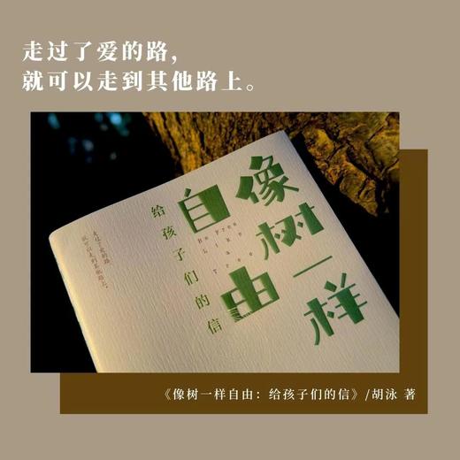 【直营直发】像树一样自由：给孩子们的信胡泳著北大教授爸爸亲子散文育儿 家庭教育多孩家庭爱的艺术自我成长人格培育人民文学官方正版 商品图3