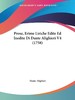 【预售 按需印刷】Prose  Erime Liriche Edite Ed Inedite Di Dante Alighieri V4 (1758) 商品缩略图0