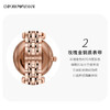 积分换购 | EmporioArmani\阿玛尼 满天星玫瑰金钢制表带镶钻石英女表AR11244[福利品] 商品缩略图3