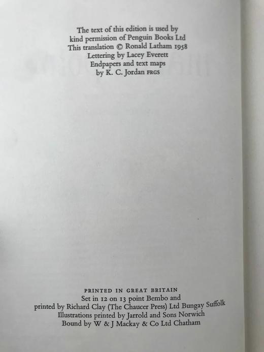 马可·波罗游记（1958） 11幅彩色插图 精装18开带书匣 商品图5