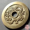 古法文创铸币 龙凤图（盘龙） 文房铜镇 HYJ04 商品缩略图2