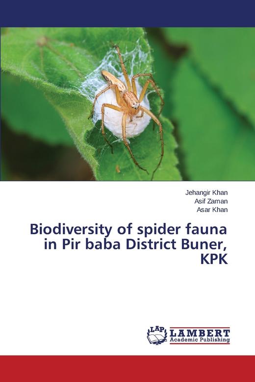 【预售 按需印刷】Biodiversity of spider fauna in Pir baba District Buner  KPK 商品图0