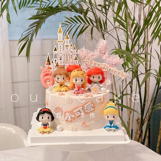 公主的一家粉色小宝贝蛋糕-低糖处理无添加 商品图1