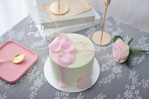 动物性淡奶油系列（花瓣）英国进口纯动物奶油生日蛋糕0160【加高款】 商品图2