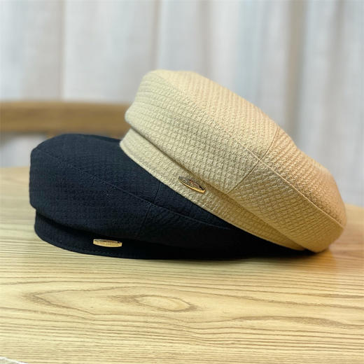 【服装鞋包】-日系显脸小香风韩版潮百搭ins网红韩系画家帽 商品图2