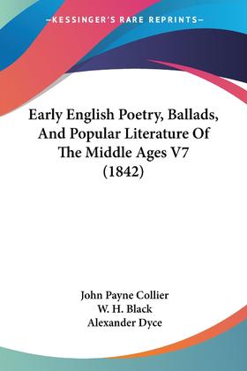 【预售 按需印刷】Early English Poetry  Ballads  And Popular Literature Of The Middle Ages V7 (1842)