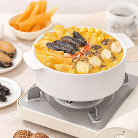 朕DE汤金汤系列，金风玉露花胶鸡/元气小米扣海参/满汉全席佛跳墙，真材实料营养足