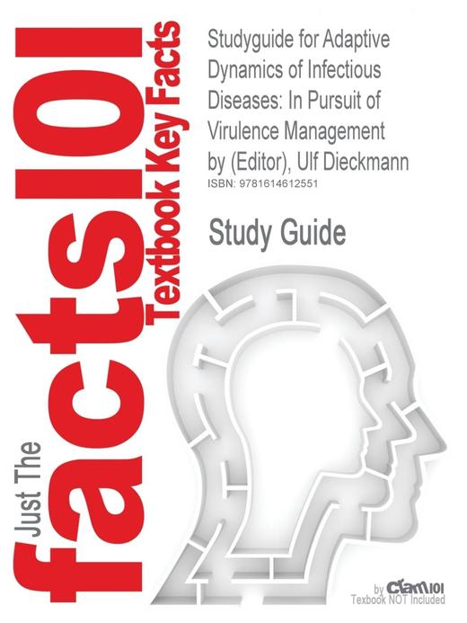 【预售 按需印刷】Studyguide for Adaptive Dynamics of Infectious Diseases 商品图0