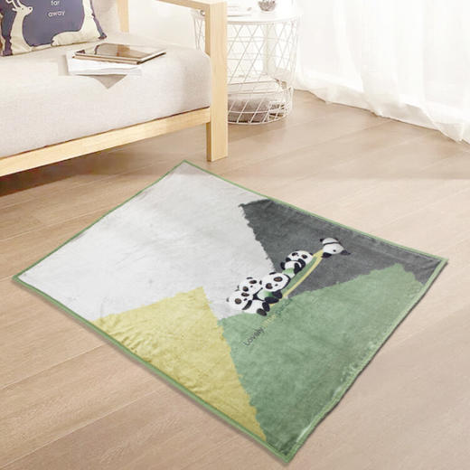 水星家纺  萌宝百态法兰绒毯 100cm×140cm 122981 商品图3