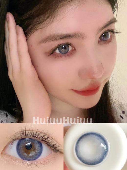 【大直径】Leenscolor-墨子蓝-14.5mm 【年抛 0-1000度 含有525/575】 商品图0