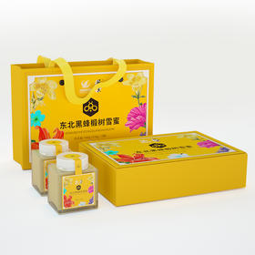 中国农垦 颐和贡黑蜂王椴树雪蜜无添加 470g*2/盒