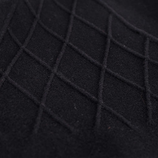 MH9H7斯尔丽瑟俪2022年冬上新商场同款小众菱形格纹线条设计阔版大衣 商品图2