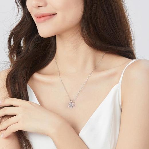 Fanci范琦 S925银【枫叶】项链设计感小众轻奢毛衣锁骨链纪念日生日送礼送女友 商品图1