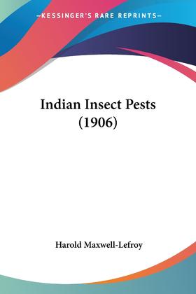 【预售 按需印刷】Indian Insect Pests (1906)