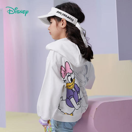 【商场同款】迪士尼童装新品春秋女童甜美时尚连帽卫衣 商品图3