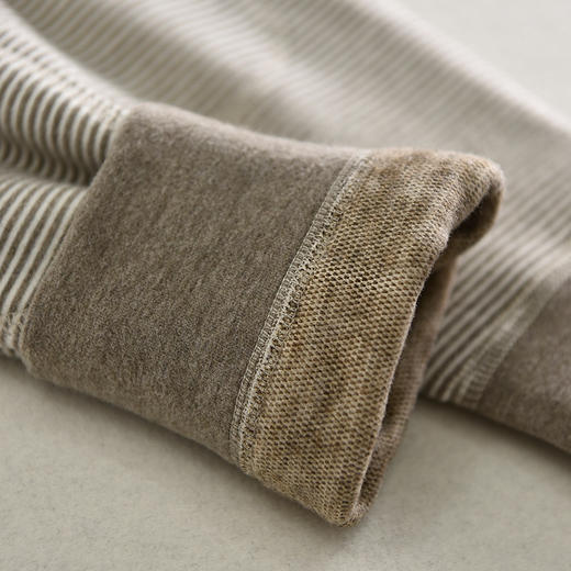 【蜂巢蓄热！恒温保暖】儿童保暖裤校服条纹德绒裤子男童双层加厚打底裤女童内穿棉裤 商品图3